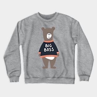 Big Boss Bear Crewneck Sweatshirt